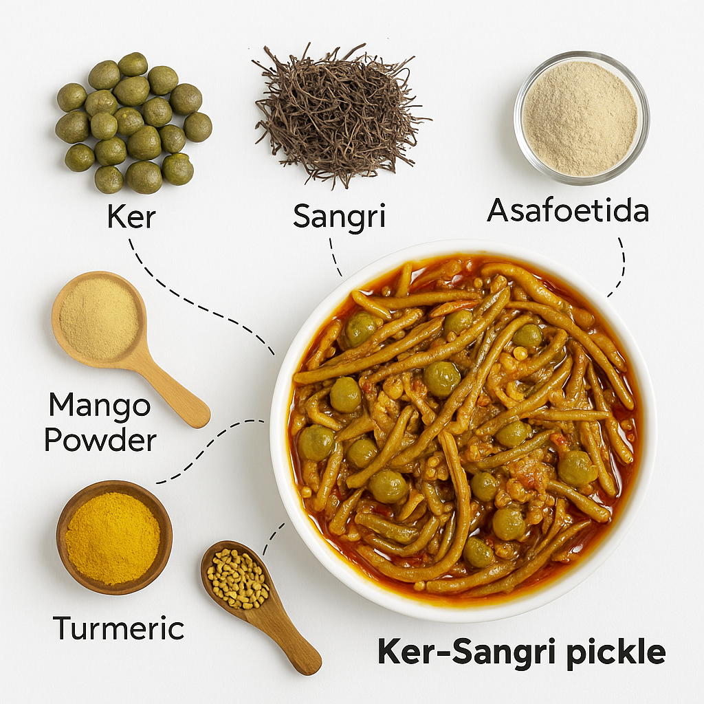 Rajasthani Ker Sangri Pickle 400g.