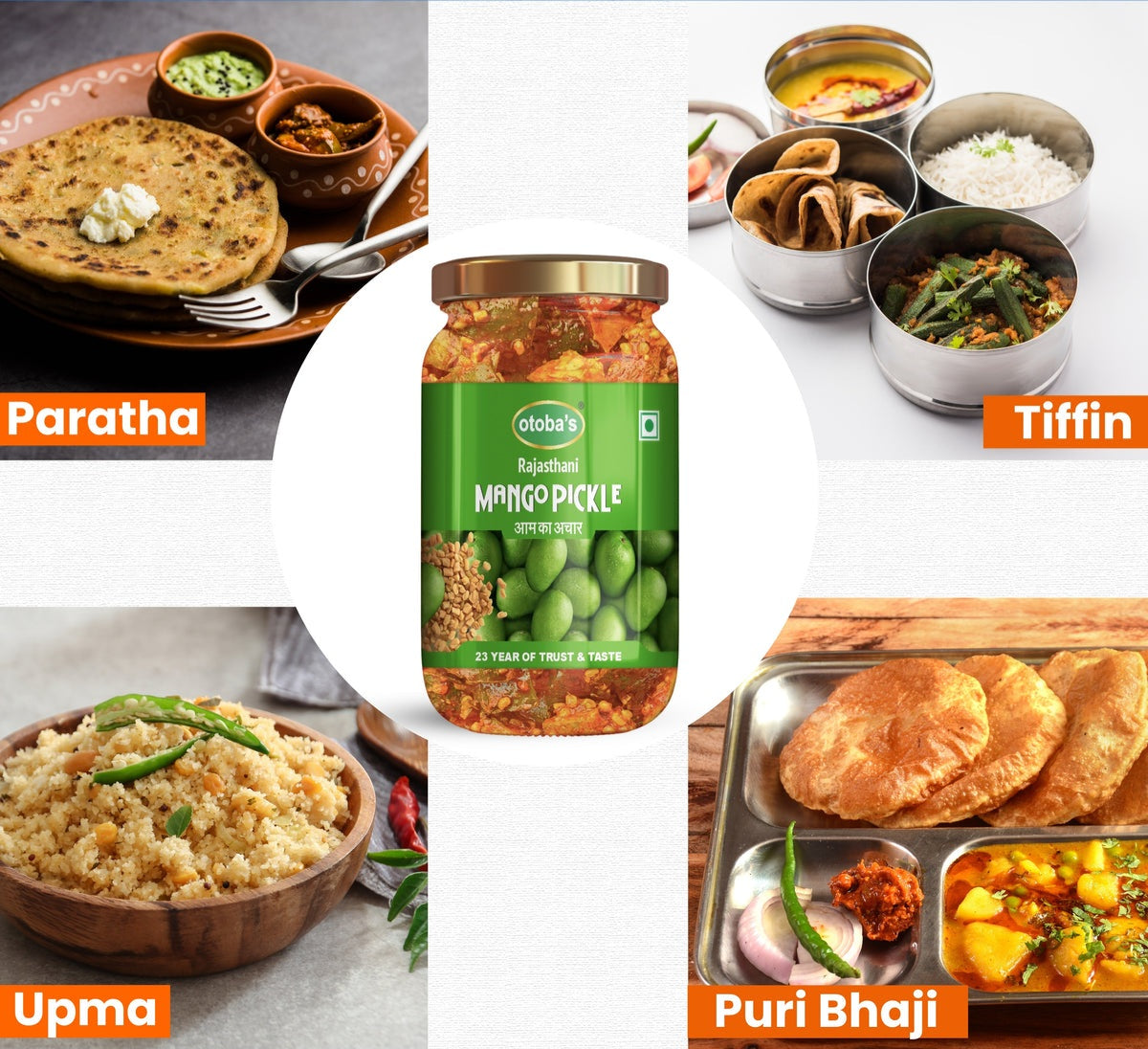 Rajasthani Mango Pickle 400g.
