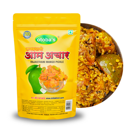 Rajasthani Mango Pickle 200g - otoba's foods 