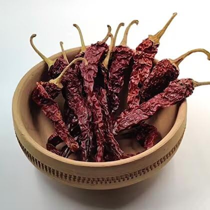 Kashmiri Dry Red Chilli | Kashmiri Sukhi Laal Mirchi | 200gm - otoba's foods 