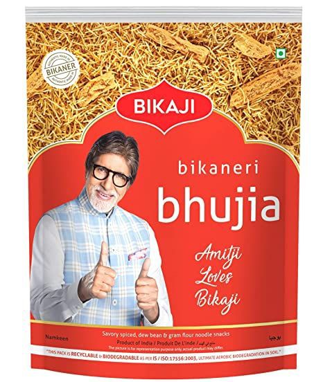 BIKAJI Bhujia 400GMS Rajasthani Bhujia Namkeen - otoba's foods 