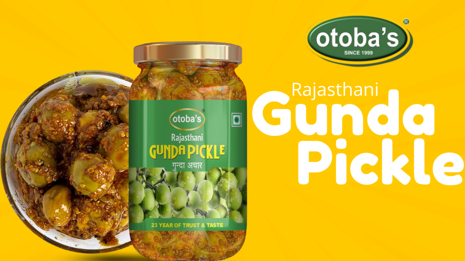 Rajasthani seedless stuffed Gunda Pickle 400g.