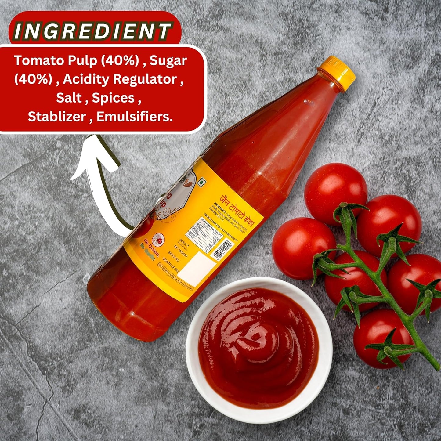 Jain Tomato Ketchup - otoba's foods 