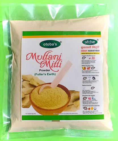 Otoba's Multani Mitti Powder 100G, For Face Pack, Hair Pack, Pure Fuller's Earth For Soft and Glowing Skin