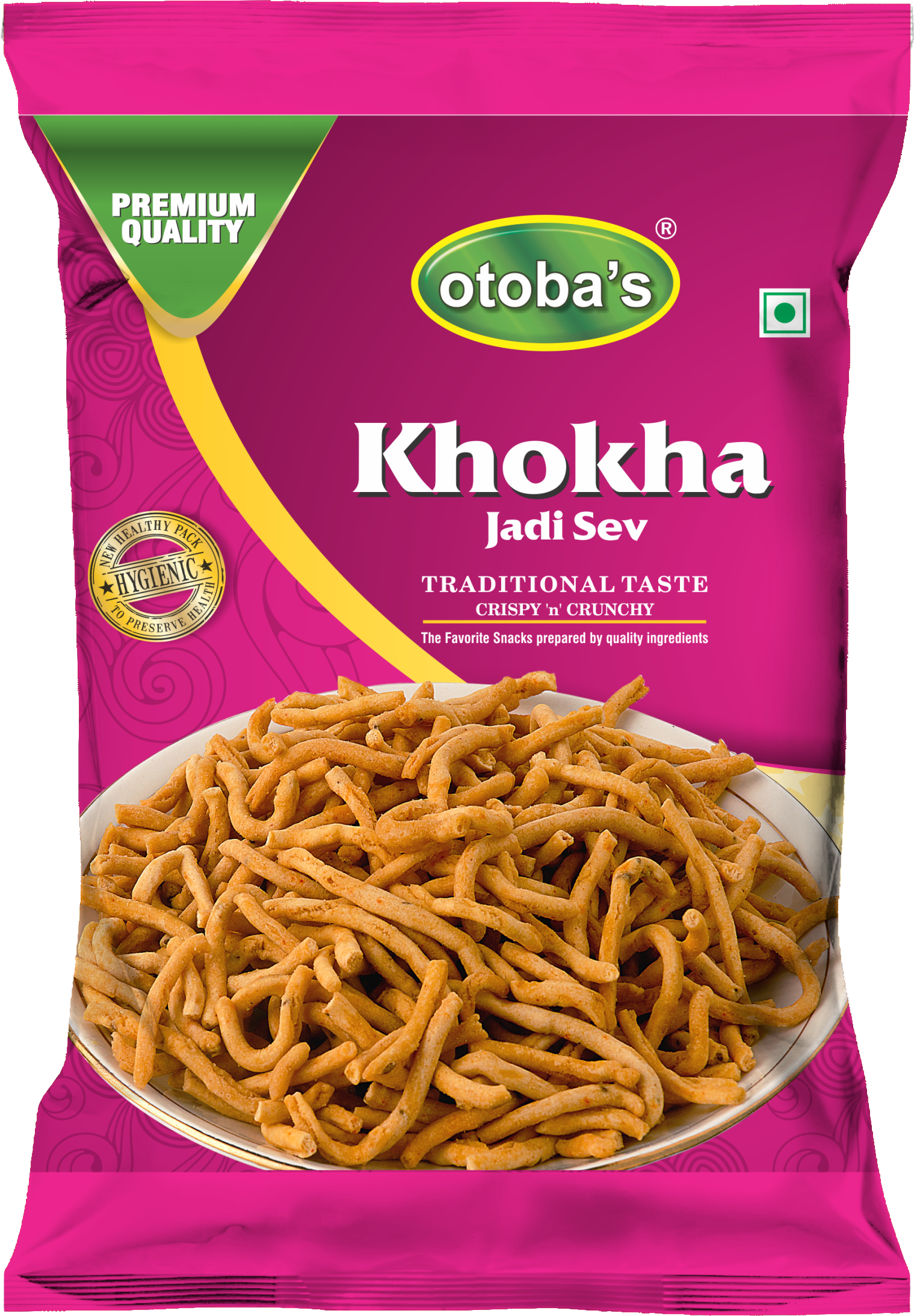 MARWARI TASTY KHOKHA SEV NAMKEEN 400 GMS| TASTY SNACKS MORINGS SNACKS WITH TEA 400 GMS - otoba's foods 