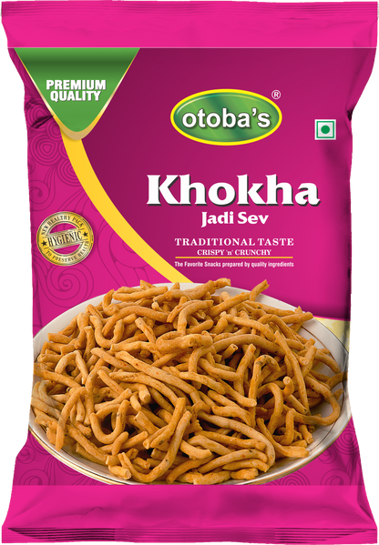 MARWARI TASTY KHOKHA SEV NAMKEEN 400 GMS| TASTY SNACKS MORINGS SNACKS WITH TEA 400 GMS - otoba's foods 