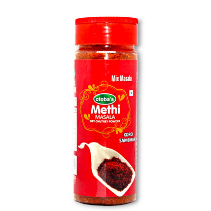 Methi Masala bottle - otoba's foods 