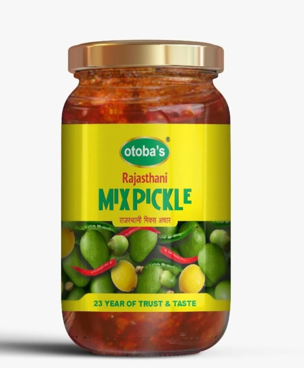 Rajasthani Spicy & Tangy Mixed Pickle 400g.