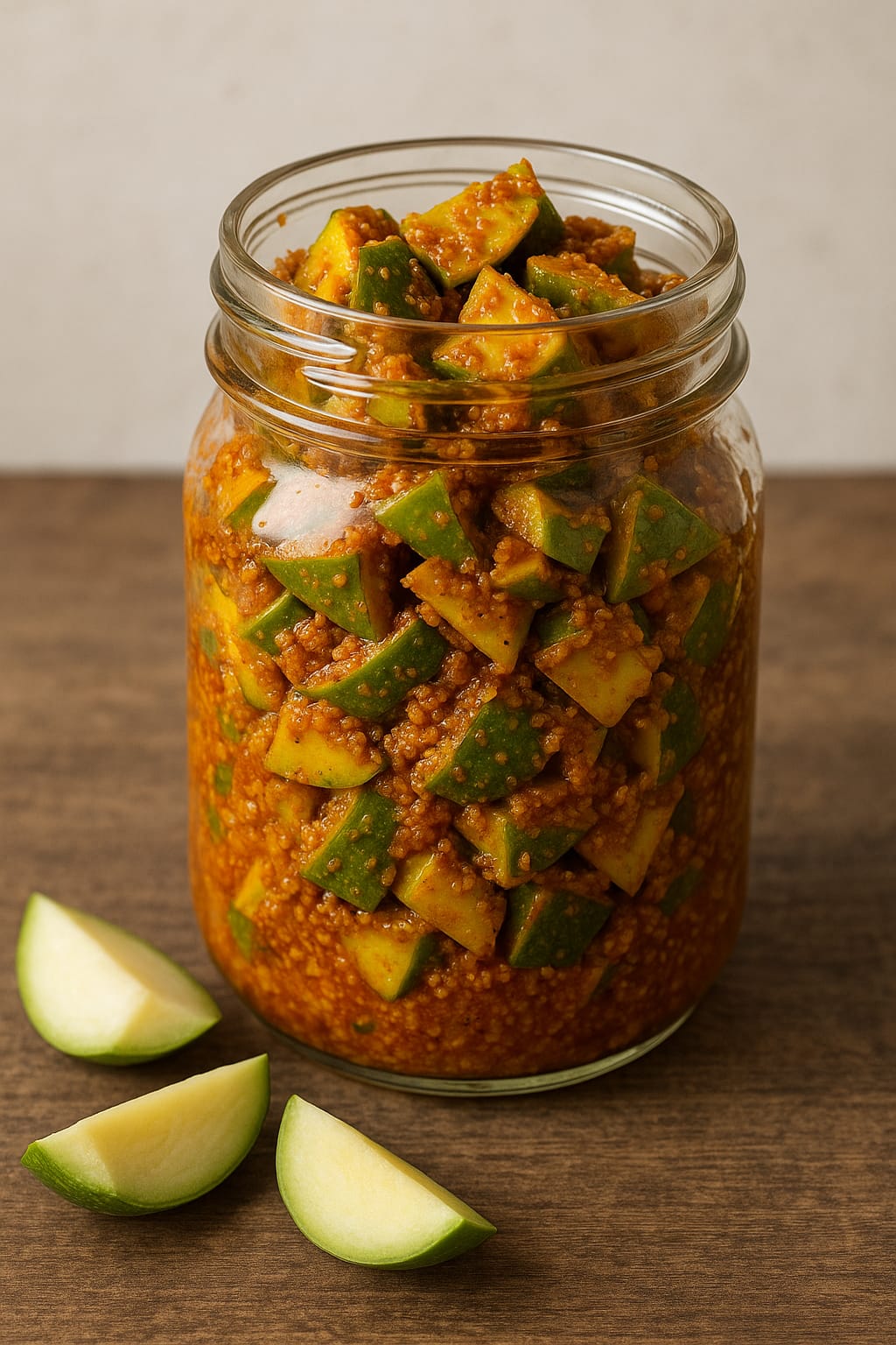 Oil Free Mango Pickle | No Oil | No Preservatives | No Artificial Color 300g.