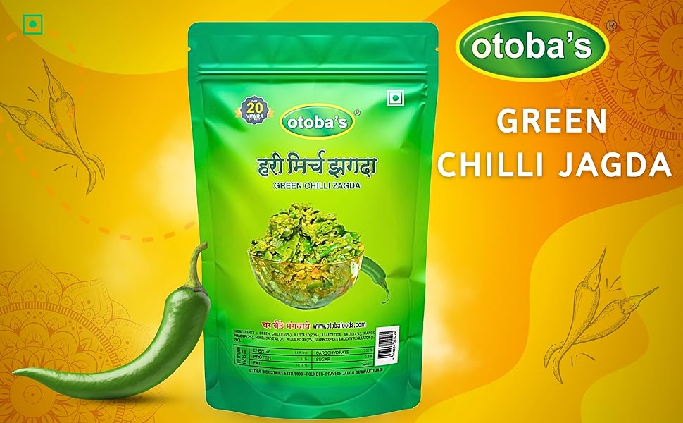 Green Chilli Pickle.