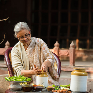 Rajasthani Marwadi Athana Mirchi , oil free green chilli pickle