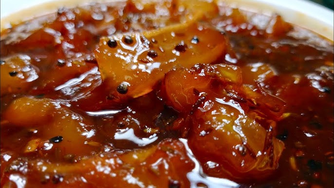 Gol Keri | Sweet Mango Pickle with Jaggery 400g Bottle.