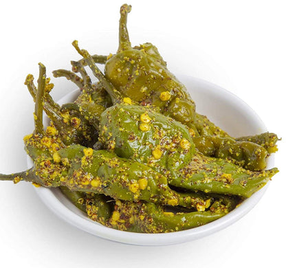 Rajasthani Marwadi Athana Mirchi , oil free green chilli pickle