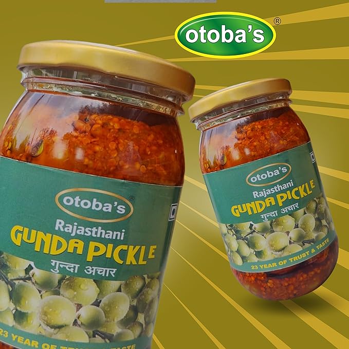 Rajasthani seedless stuffed Gunda Pickle 400g.