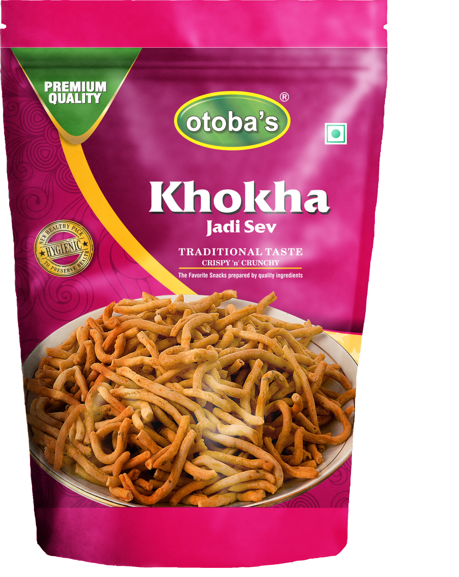 MARWARI TASTY KHOKHA SEV NAMKEEN 400 GMS| TASTY SNACKS MORINGS SNACKS WITH TEA 400 GMS - otoba's foods 