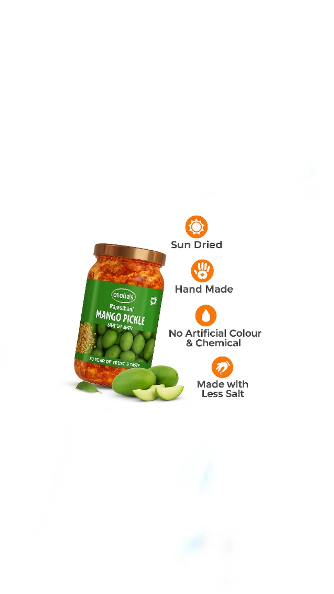Rajasthani Mango Pickle 400g.