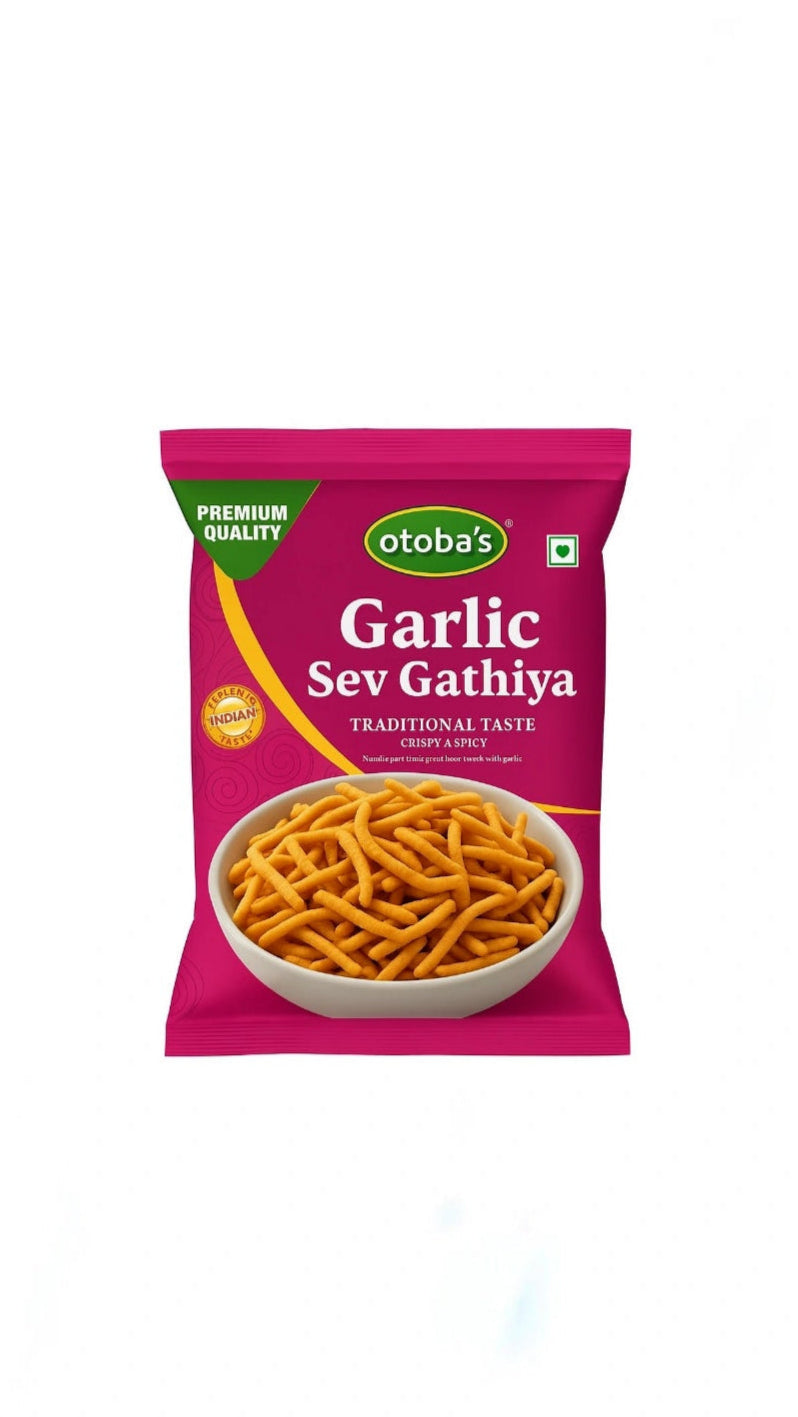 Lahsun Sev Gathiya | Garlic Sev | Namkeen 400g.