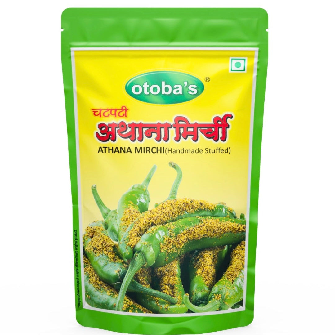 Handmade Marwari Green Athana Mirchi.