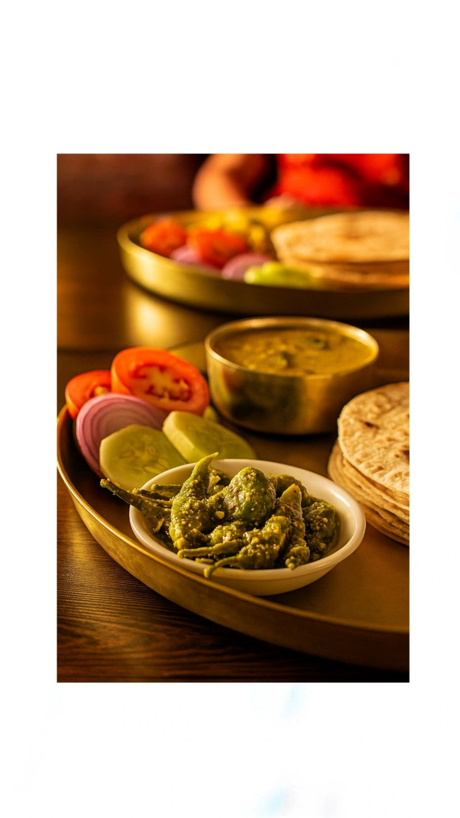Handmade Marwari Green Athana Mirchi.
