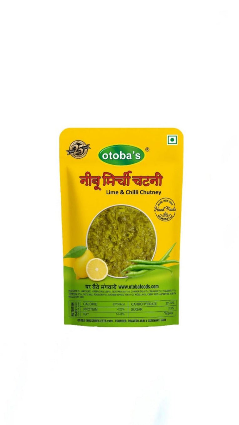 Nimbu-Mirchi Chutney | Lime-Chilli Chutney 200g.