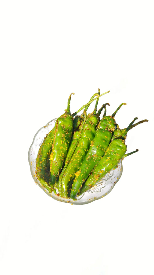 Handmade Marwari Green Athana Mirchi (No Preservative No Artificial Colors).