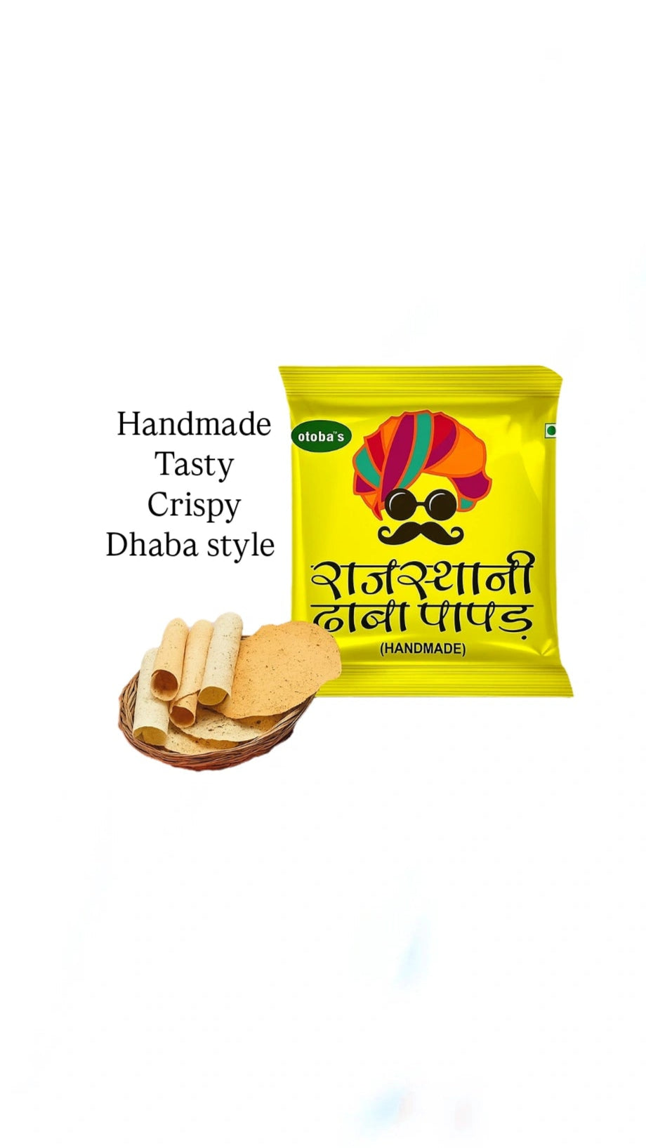 Rajasthani Dhaba Papad 400g.