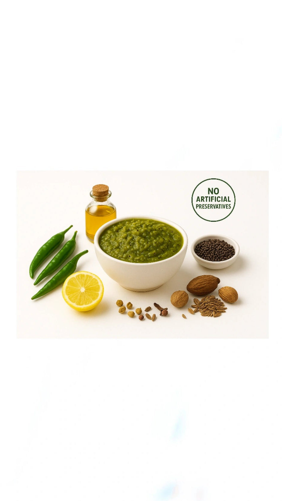 Nimbu-Mirchi Chutney | Lime-Chilli Chutney 200g.