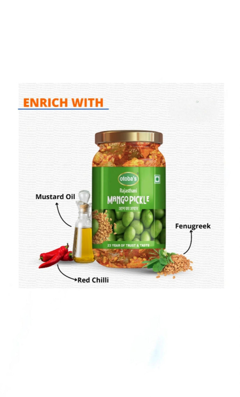 Rajasthani Mango Pickle 400g.