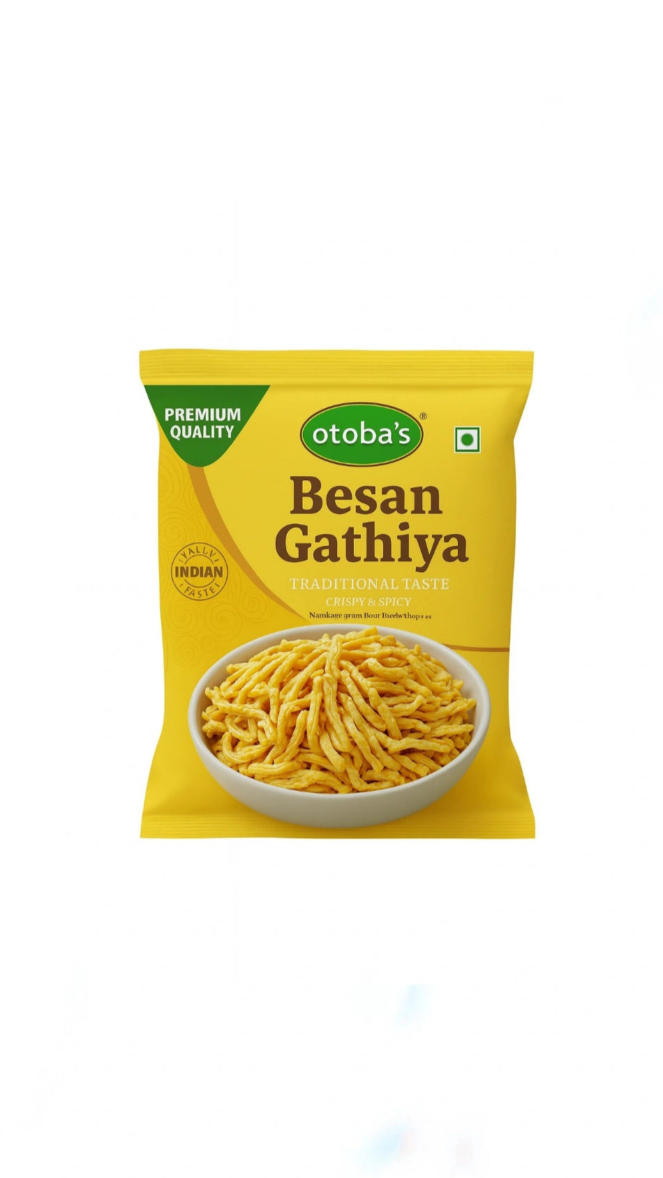 Otoba's Besan Gathiya | Vanela Gathiya | Indian Snacks | Namkeen | Brunch snack 400g.