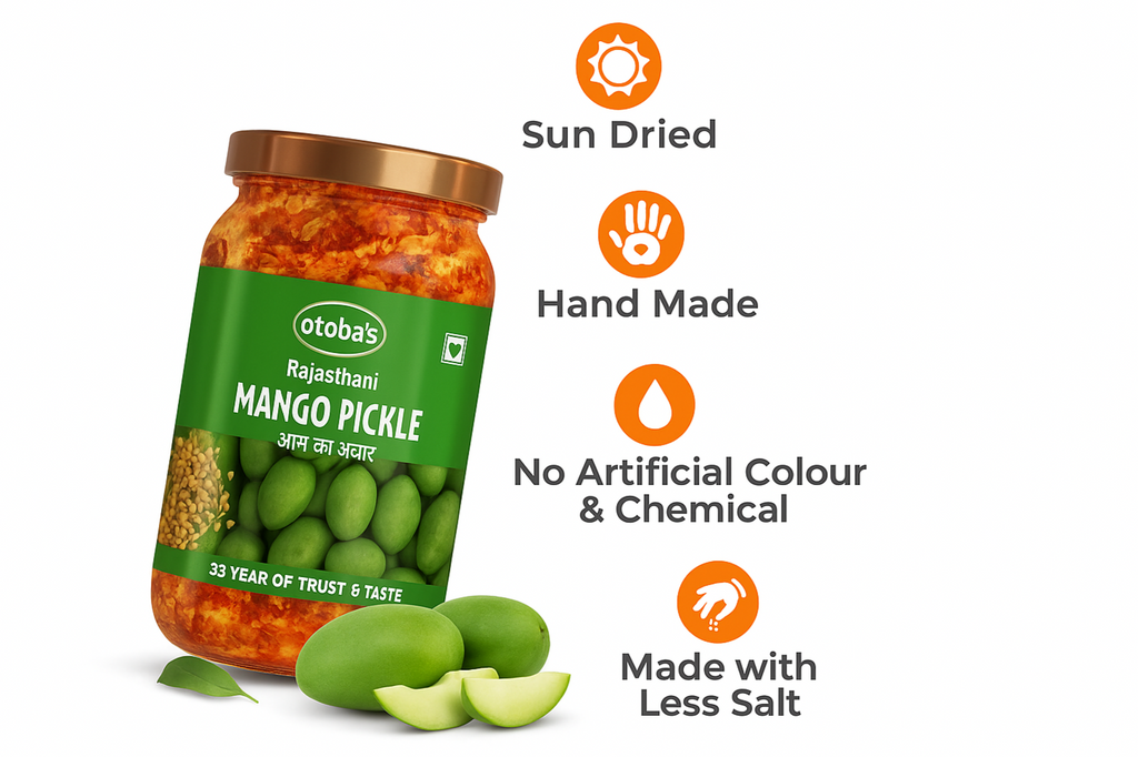 Rajasthani Mango Pickle.