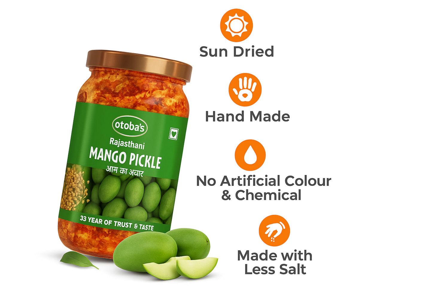 Rajasthani Mango Pickle.